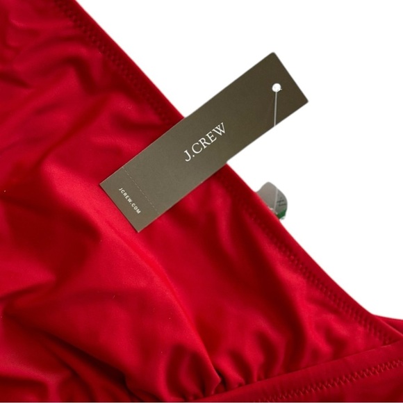 🌻NEW w.tags J Crew Red Halter Style Adjustable Bikini Top Multiple Sizes - Picture 8 of 9